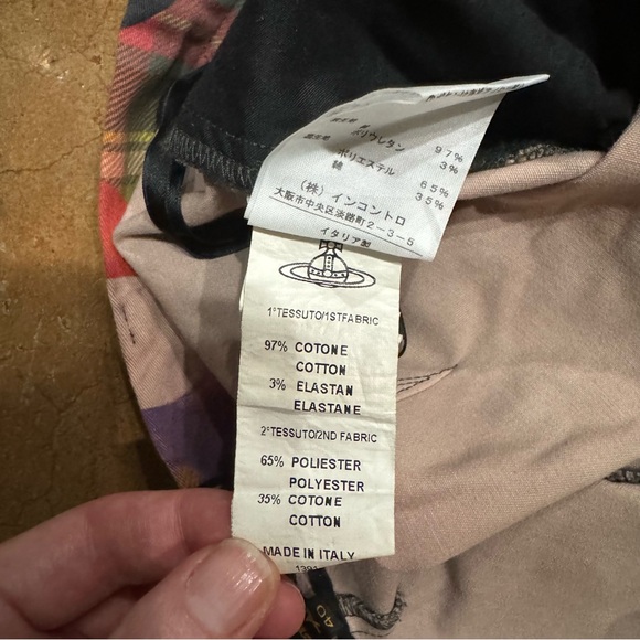 Vivienne Westwood plaid sea monster print shorts 40 - Picture 4 of 11